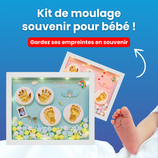 Kit de moulage souvenir empreintes bébé